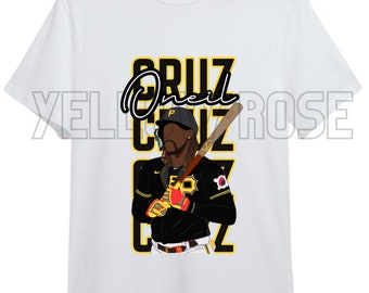 Imagem desenhada à mão de Oneil Cruz Pittsburgh Pirates sublimação svg png