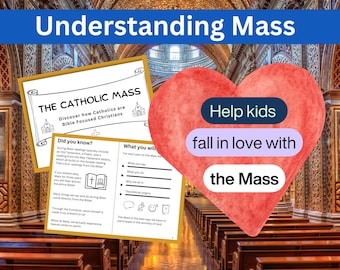 Understanding the Catholic Mass | A Guide to Parts of the Mass for Catholic Kids (Digital Download)