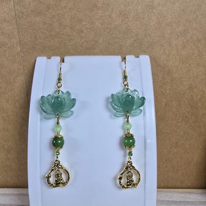 Boucles D'oreilles Zen En Argent 925 - Crochets - Style Yoga Et Méditation