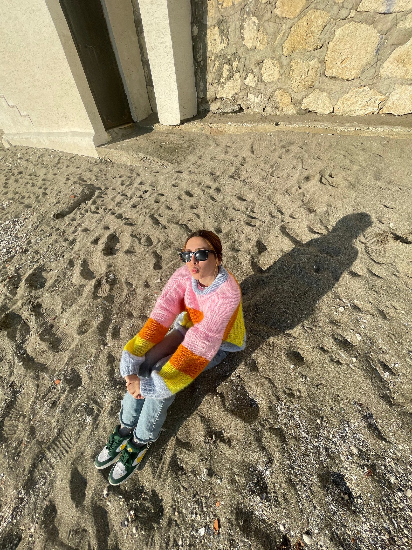 MULTICOLOR TEXTURED SWEATER