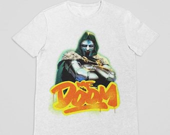 Begränsad Doom-tröja, hiphop-t-shirt, specialdesignad t-shirt, streetwear, galen skurk, present, retro-tröja, unisex-t-shirt