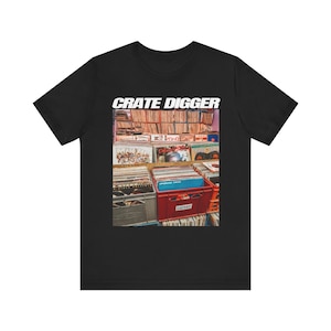 Vintage Hip Hop crate digger shirt, Rap T-shirt, Old School Hip Hop, Vintage shirt, Gift, Retro shirt, Unisex Tee