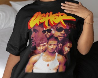 Limited Usher shirt, T-shirt, 90s R and B, Vintage shirt, Perfect Gift, Retro shirt, Concert T-shirt, T-shirt, Custom Tee, Unisex Tee
