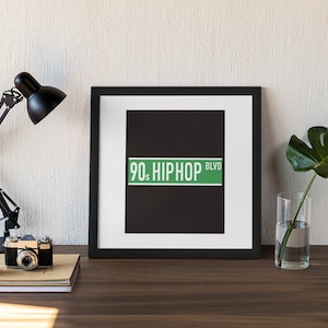 Hip Hop Print, Bedroom Wall Decor, Wall art, Wall Art, Hip Hop Art, Digital Art, Wall Art