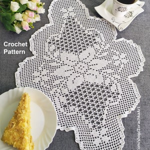 Digital crochet pattern PDF Instant digital download Filet crochet doily pattern Crochet Doily Pattern Instant Download Pdf Crochet diagram
