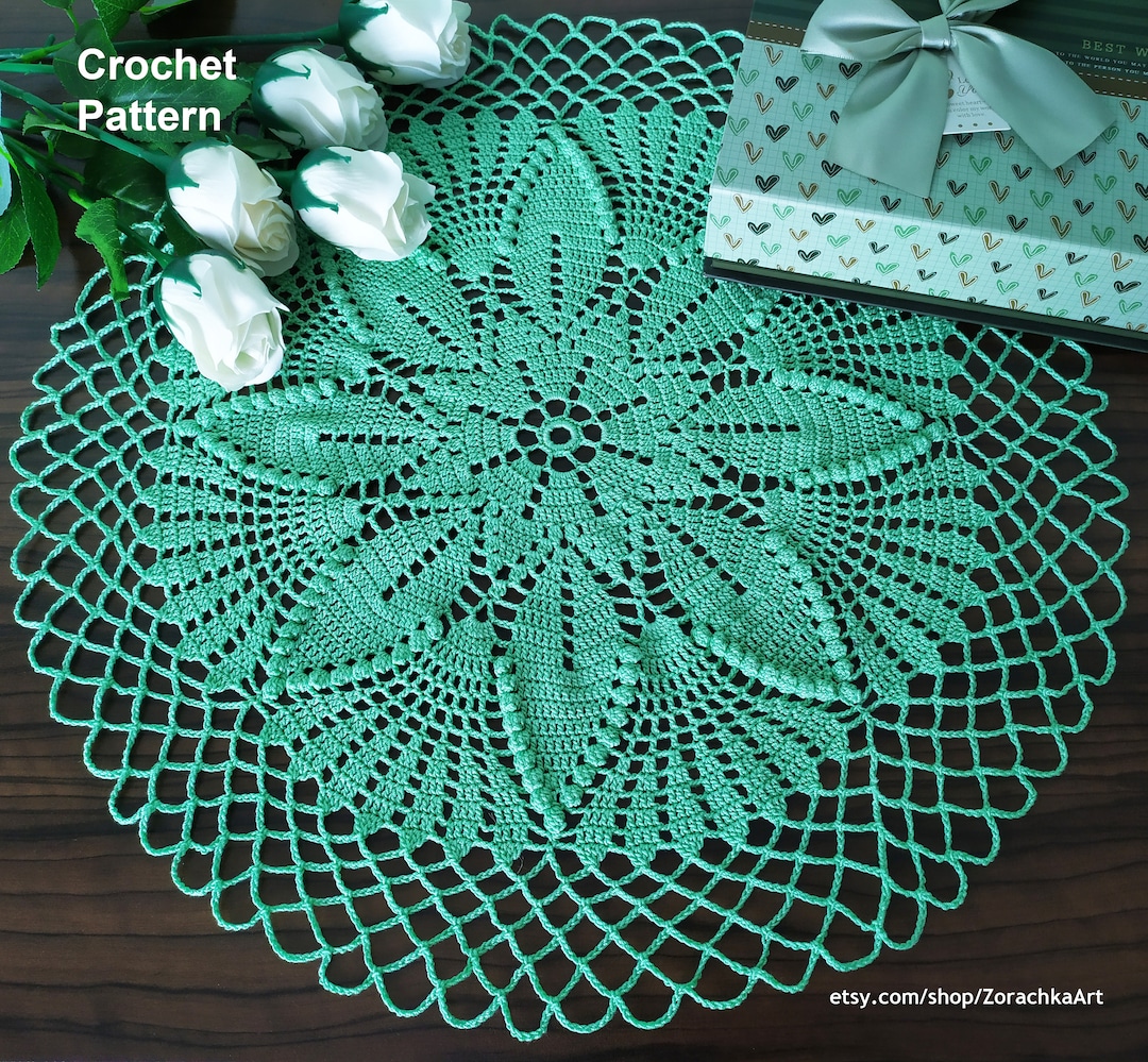 PDF Instant Digital Download Crochet Doily PDF Digital Crochet Pattern ...