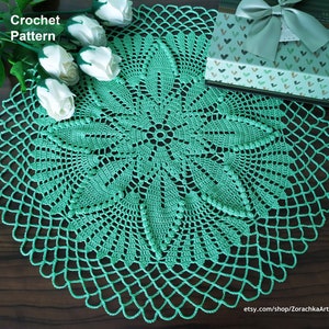 PDF Instant digital download Crochet doily PDF Digital crochet pattern Crochet Doily Pattern Instant Download Pdf Crochet lace doily diagram