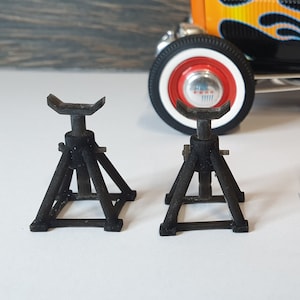 1/18 scale resin Axle stands, set of 4