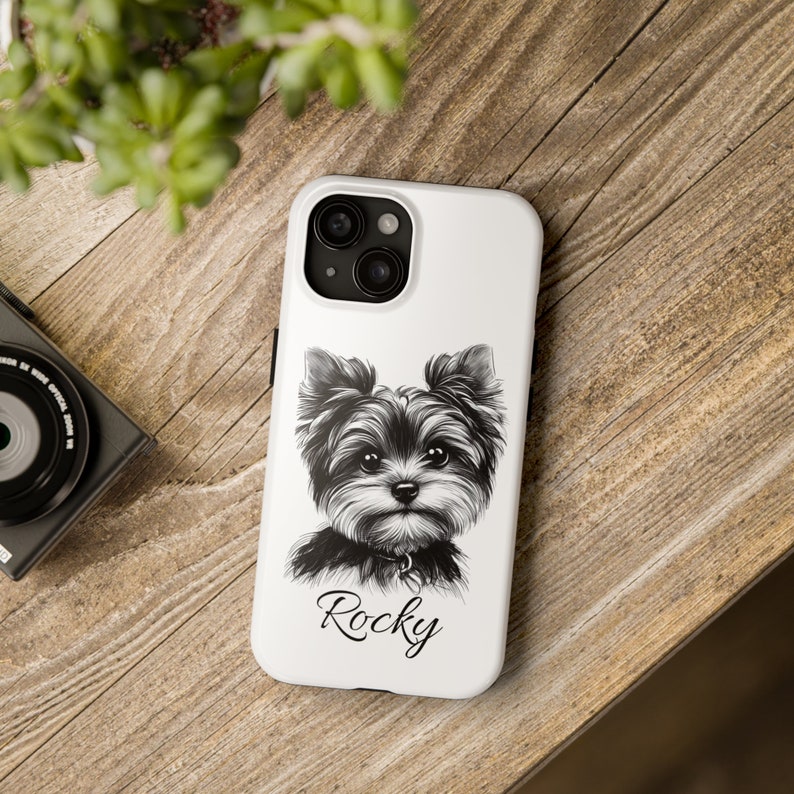 Custom Pet Yorkie Case for Iphone®, Hard Etsy