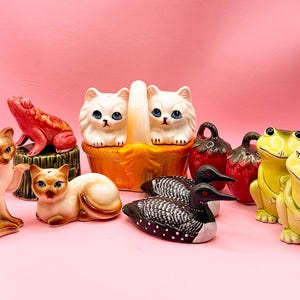 Kitschy Choose Your Own Vintage Salt and Pepper Shakers