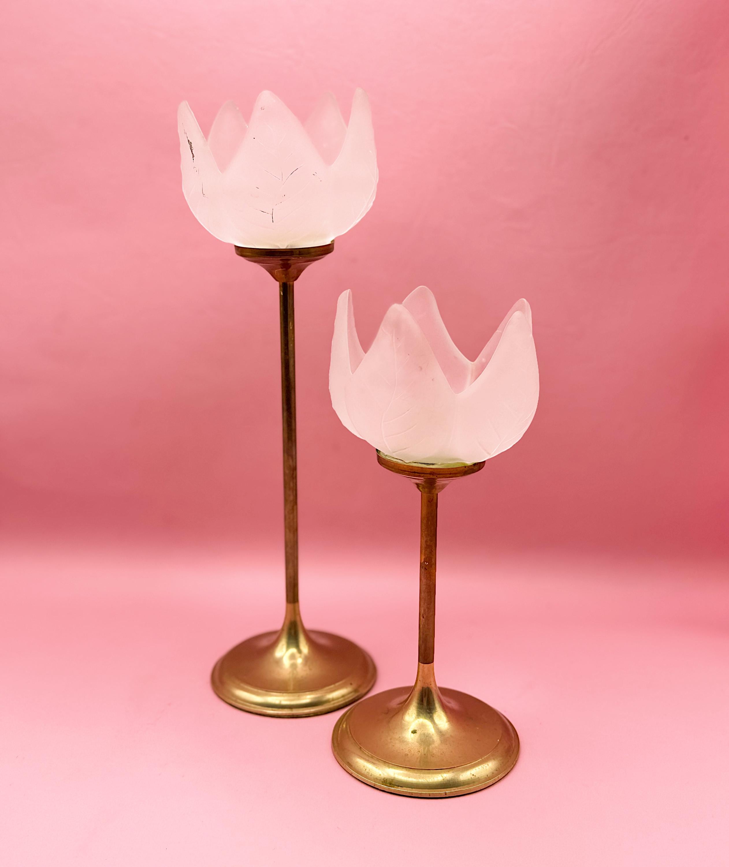vintage turip candle holder チューリップ Tulip Candlestick - Etsy Canada