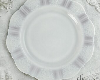 American Sweetheart Monax Dinner Plate | 10" MacBeth-Evans Opalescent Glass