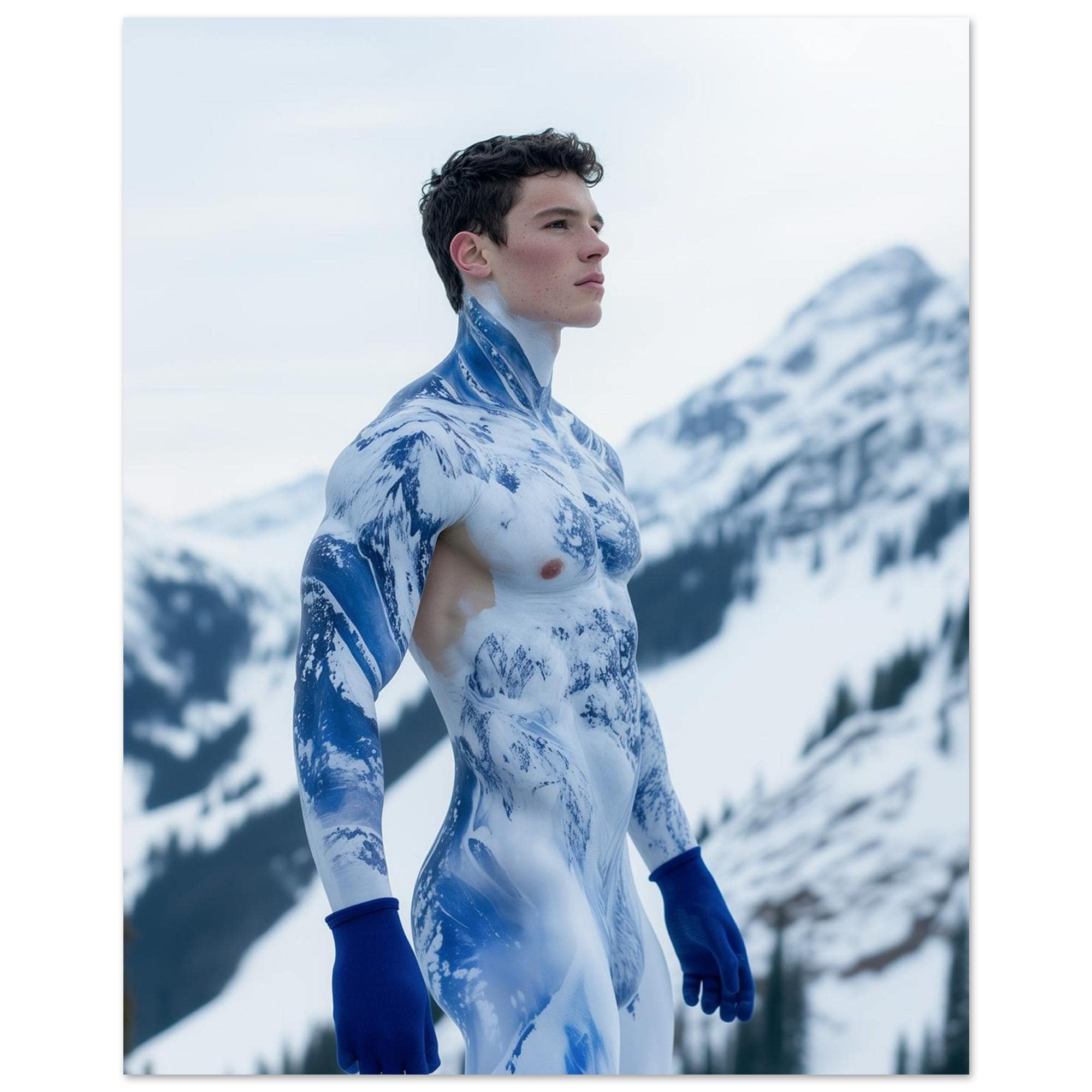 Alfonso Bodypainting Poster