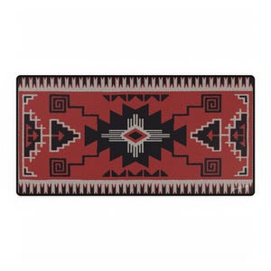 Desk Pad, XL Mouse Pad, Navajo Blanket Art, Gaming Pad, Desk Accessory, Southwestern Art, Arizona, New Mexico, Santa Fe, Desert Art