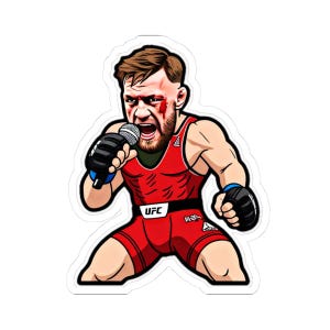 Conor McGregor iconc UFC Sticker MMA Fighting Fan Decal
