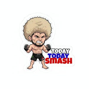 ステッカー - ハビブ・ヌルマゴメドフ、today today Smash、MMAレジェンド、無敗のUFCファイターのデカール