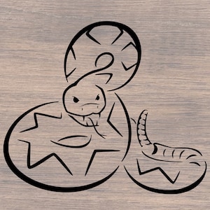 Rattlesnake PNG and SVG