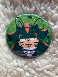Sonic Movie 3 INSPIRED Shadow the Hedgehog Bunny Button Badge with Holographic Stars product logo