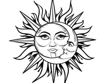 Sun Moon faces Mr and MRS Metal wall art celestial home decor unique housewarming Bridal Wedding Shower birthday couples gift for her him