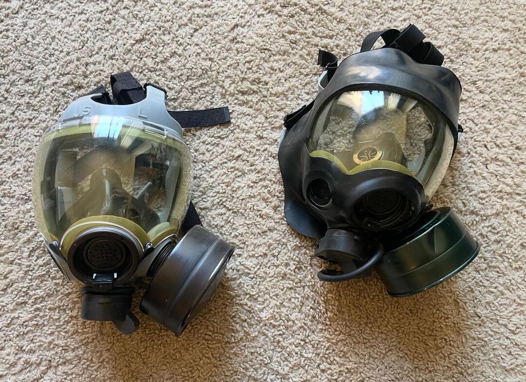 MSA Millennium Mサイズ ガスマスク ブラック フィルター付き MSA 10051287 Millennium Riot Control Gas Mask - Size: Medium