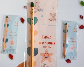 Plantable Baby Shower Favors For Guests, Plantable Seed Pencil Favors, Birthday party Favors, Custom Baptism Favors, New Born Baby Favors