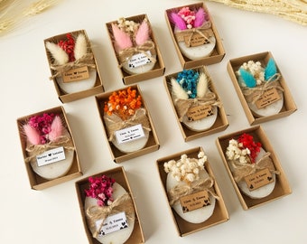 Personalized Mini Soap Favors | Wedding Soap Favors For Guests in Bulk | Baptism Soap Gifts | Handmade Soap Favor | Bridal Shower Soap Favor