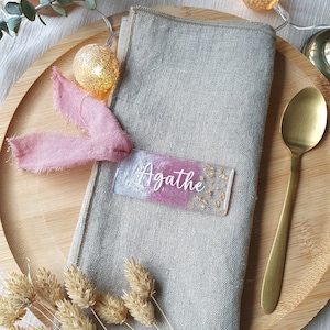 Segnaposto in resina per matrimoni, battesimi ed eventi - personalizzabile
