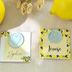 Lugar marca boda bautismo cumpleaños evento limón amalfi italia sicilia azulejo cítricos - diferentes modelos personalizables nombre