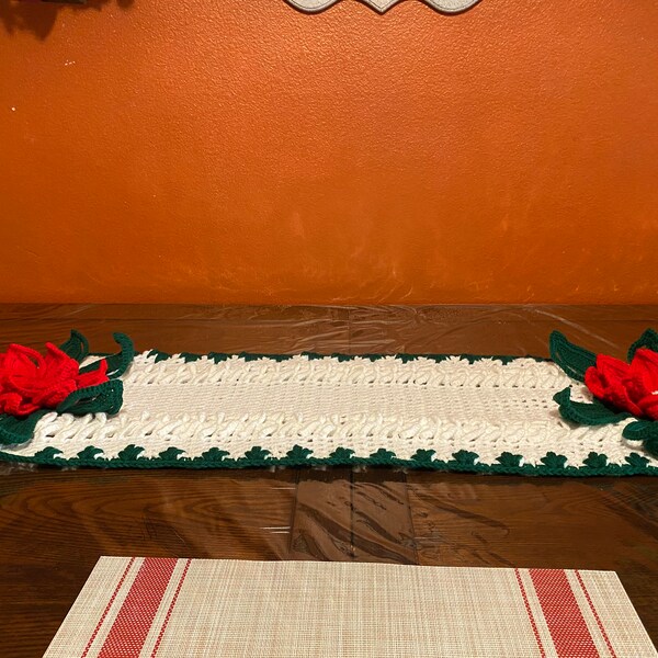 Crochet Poinsettia Etsy