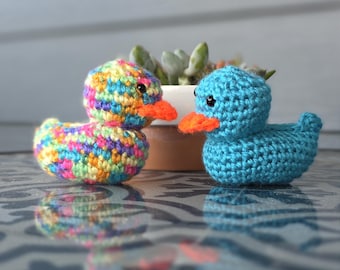 Handmade Crochet Jeep Duck – One-of-a-Kind (Assorted Colors)