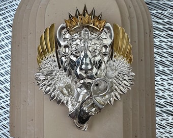 セクメト ライオン女神ペンダント 925 スターリングシルバー エジプト