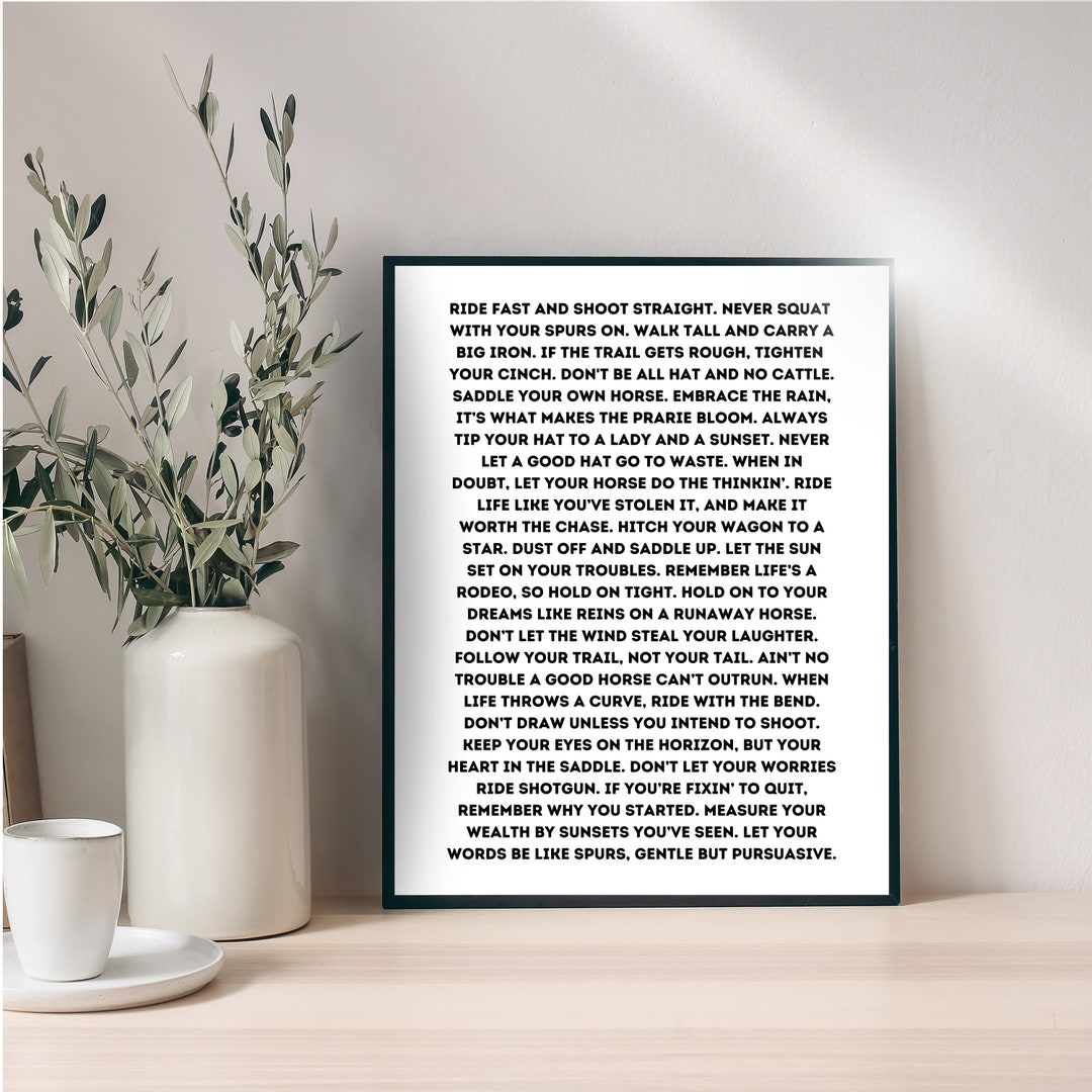 Cowboy Quotes, Cowboy Sayings and Slang, Western Quotes, Spurs, Horse, Rodeo, Wagon, Western