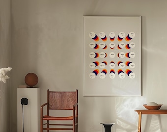 ¡FORTE! Arte mural de golf: Ilustración de pelota de golf, impresión para el hogar/oficina, regalo para golfistas