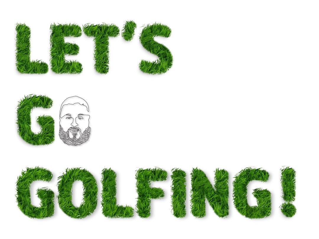 Let's Go Golfing DJ Khaled Print Golf Poster Modern - Etsy