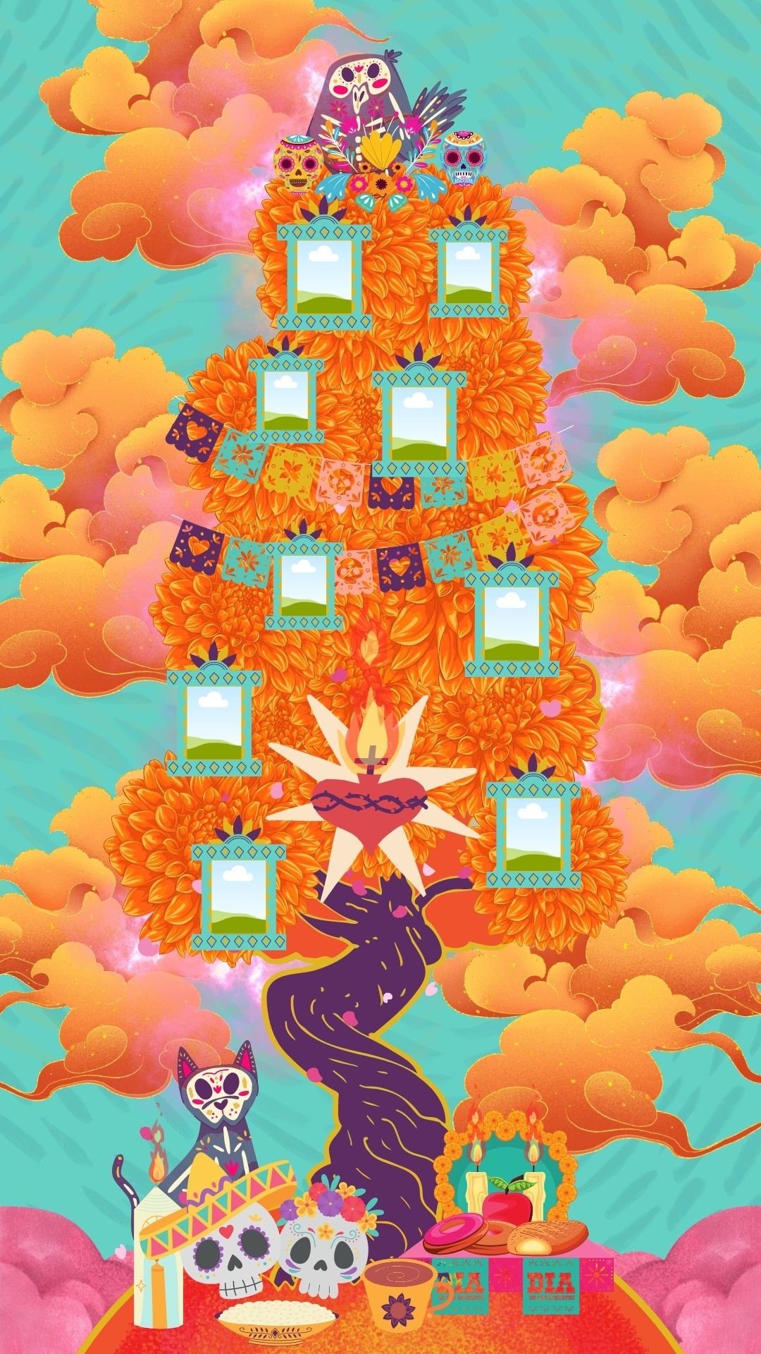 Digital Ofrenda Canva Template Etsy Digital Ofrenda Canva Template Etsy