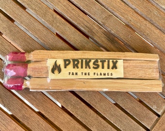 PrikStix Fire Starters are fun, useable novelty gifts to say bye-bye to the old and celebrate the new - Bach parties, Hen, and Stag parties.