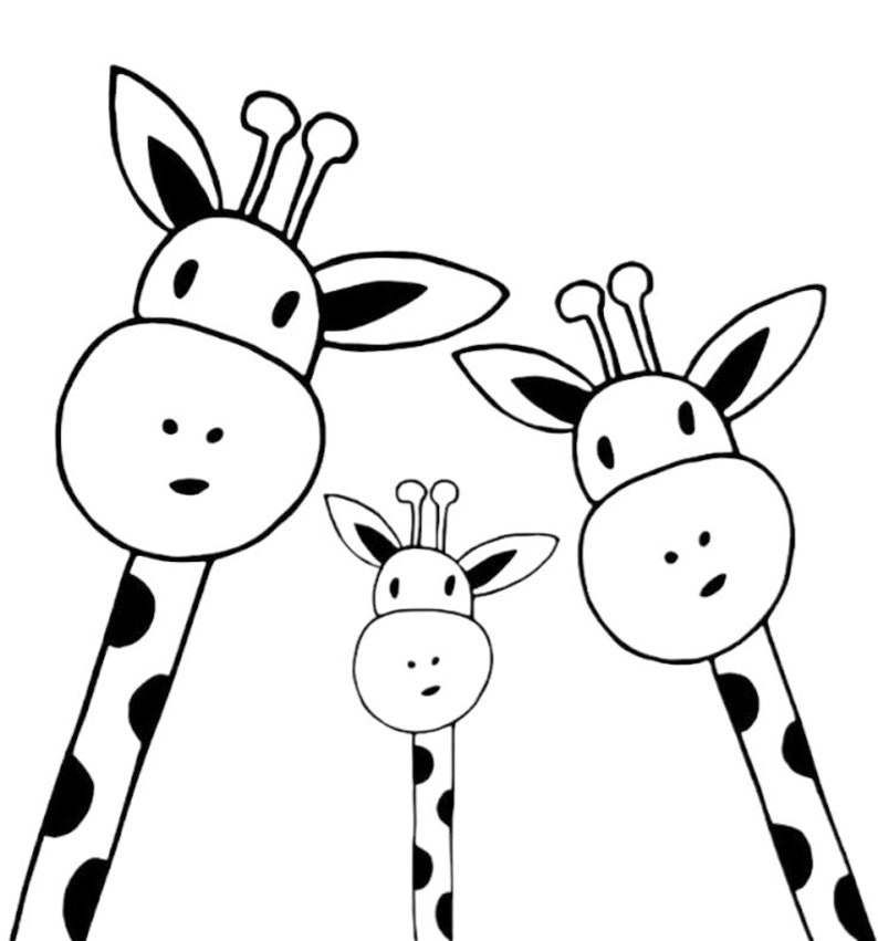 Giraffe SVG PNG - Etsy