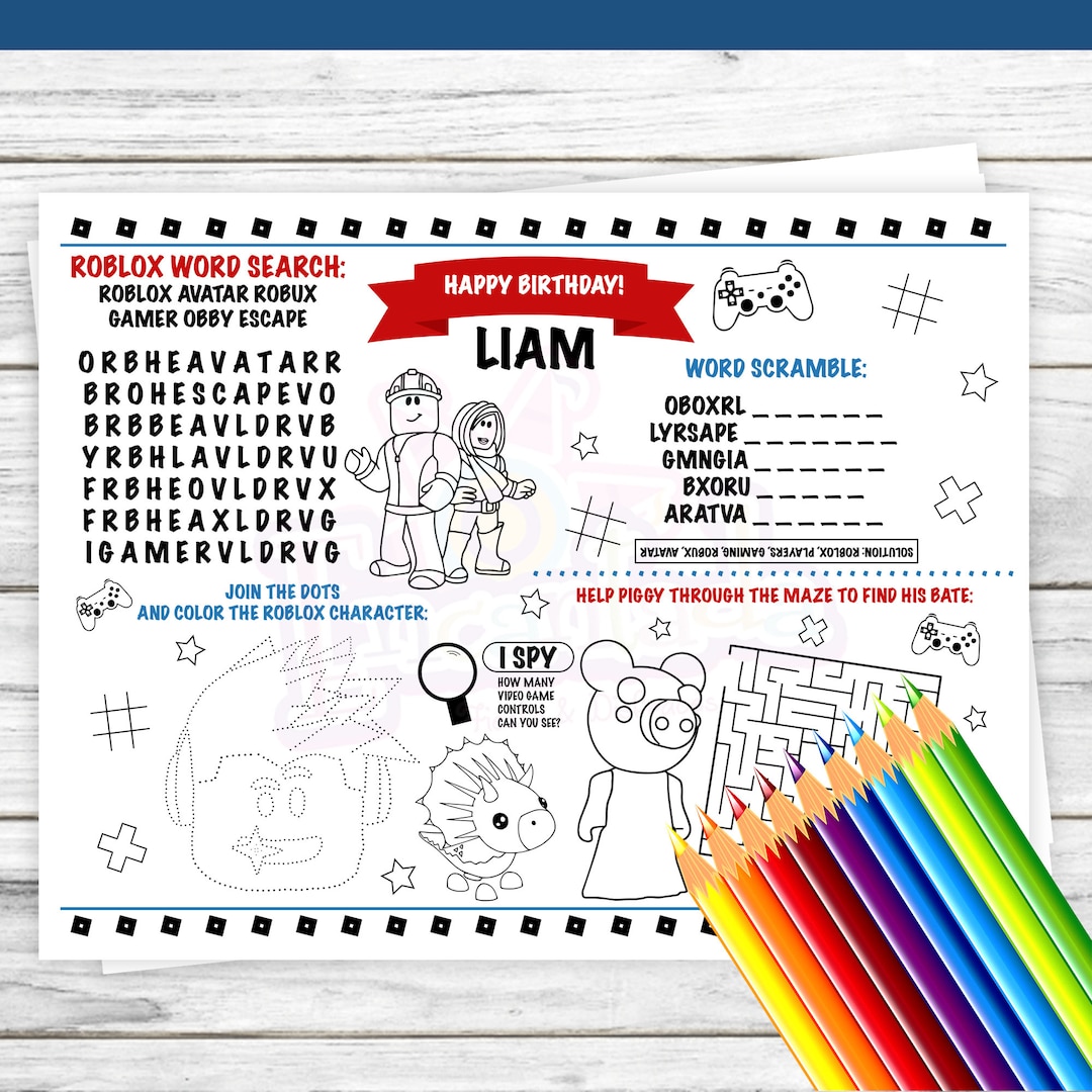 Roblox Activity Sheet Roblox Coloring Sheet Roblox Coloring Page Roblox Activity Sheet Roblox Coloring Sheet Roblox Coloring Page