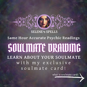 HETZELFDE UUR Soulmate-tekening - gedetailleerde beschrijving van soulmate - Draw My Soulmate - Nauwkeurige liefdeslezing in één uur - Soulmate-kaart - door Selene
