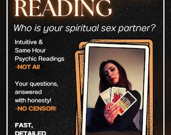 Same Hour Psychic Reading: Spiritual Sex Partner, Sexual Reading, Erotic Letter, Intimate Reading, NO CENSOR