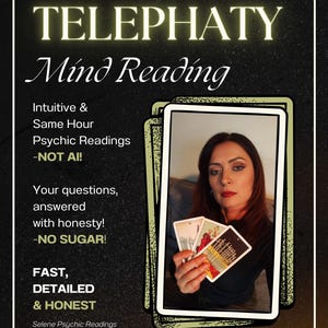 Same Hour Mind Reading: Telepathy Psychic Prediction, Exact Thoughts, Psychic Read in 1Hour