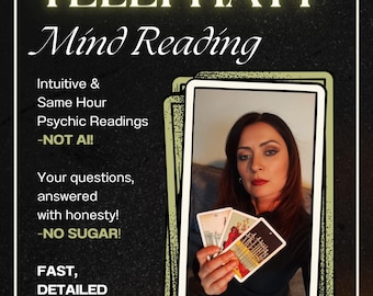 Same Hour Mind Reading: Telepathy Psychic Prediction, Exact Thoughts, Psychic Read in 1Hour