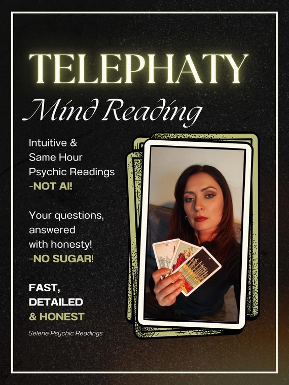 Same Hour Mind Reading: Telepathy Psychic Prediction, Exact Thoughts, Psychic Read in 1Hour