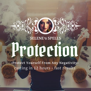 SAME DAY Spell Casting - Powerful Protection Spell, Evil Eye Spell, Healing Ritual by Real Witch, Authentic Witchcraft, Custom Cast Magic