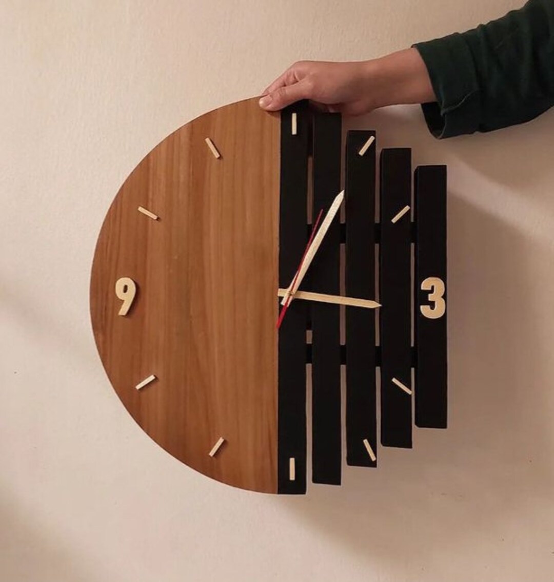 Wooden Wall Clock Wooden Wall Clock Custom Wooden Wall Clock Custom