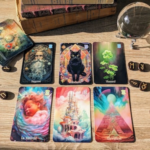 Oracle PASTEL Belline - Jeu de Cartes Divinatoire Made in France - Collection Colors & Joy