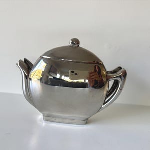 Chrome Teapot Napkin Holder Made in France