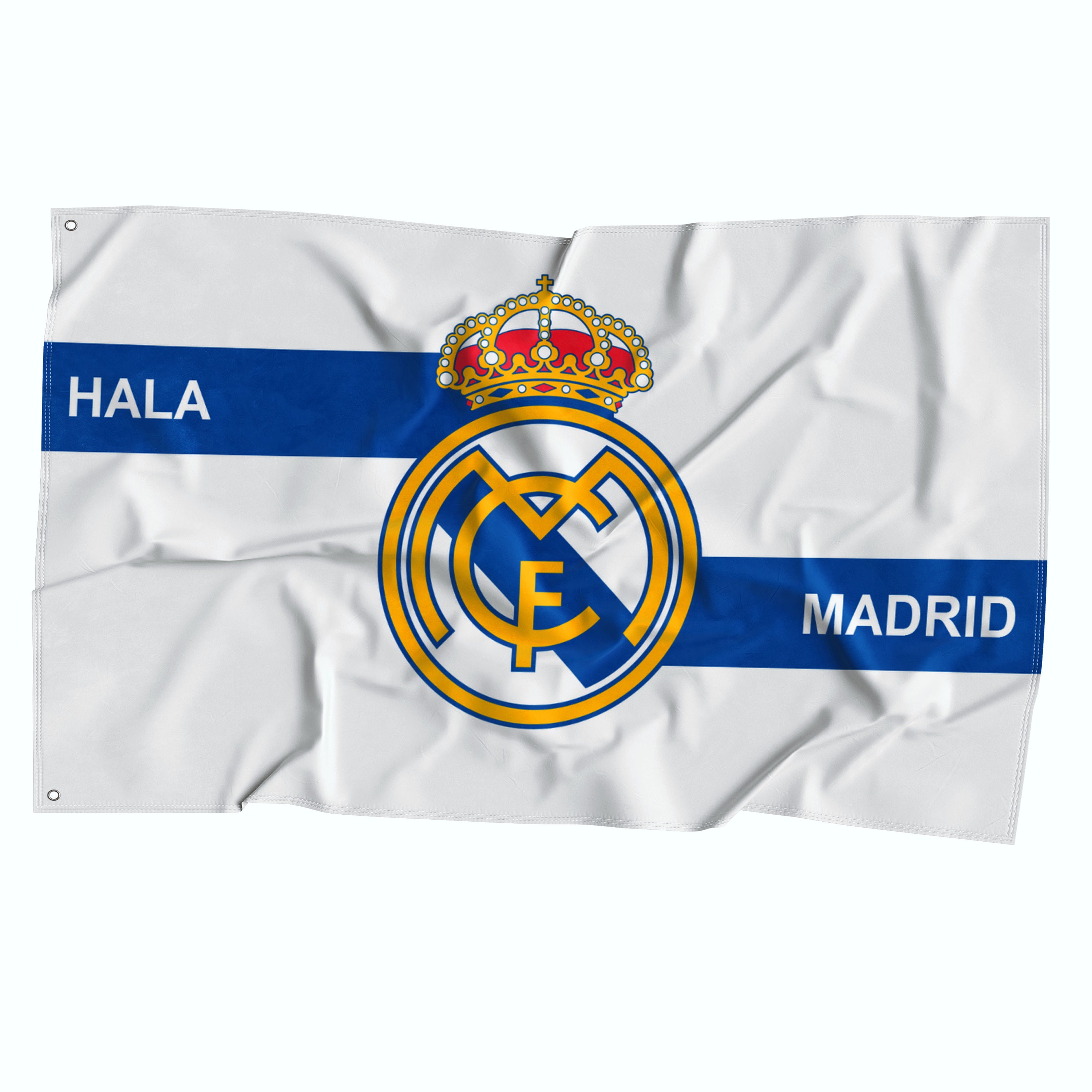 Ensemble de fournitures d'anniversaire fête du Real Madrid ballons  décoration drapeau tout en un 