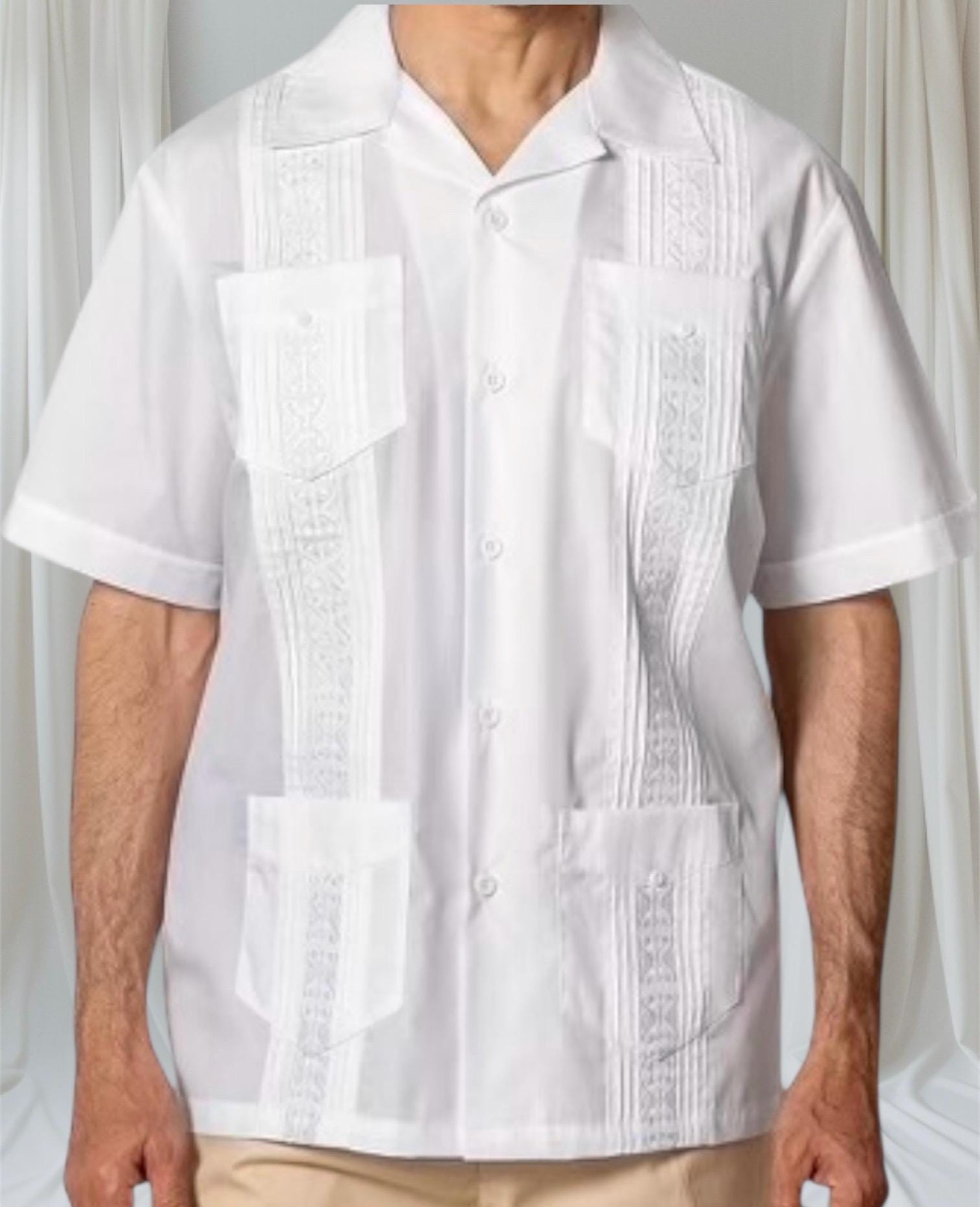 Camicia tradizionale messicana Guayabera da uomo, a