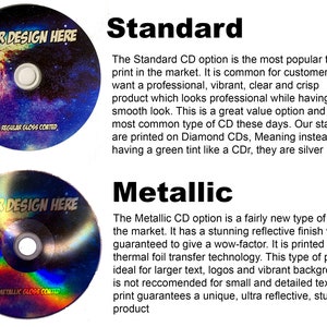 Your Own Music & Design Professionally Printed and Burned Onto CD Jewel Cases, Digipak, Cardboard Sleeves ETC... UV Gloss Coating image 8